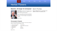 Desktop Screenshot of herbieflowers.com