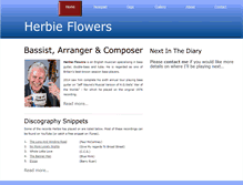 Tablet Screenshot of herbieflowers.com
